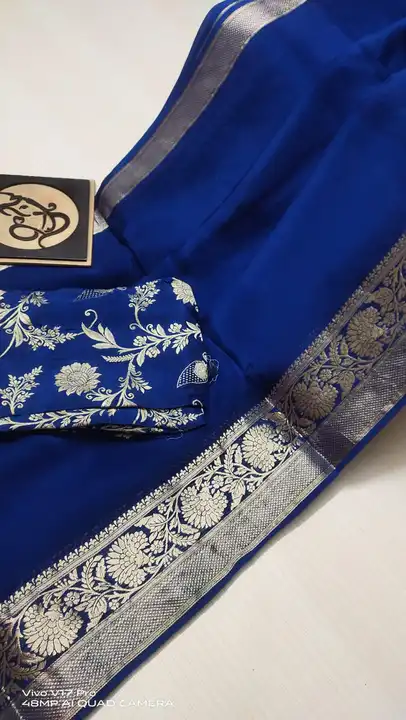 Post image Hey! Checkout my new product called
Banarasi daeyble warm silk saree .