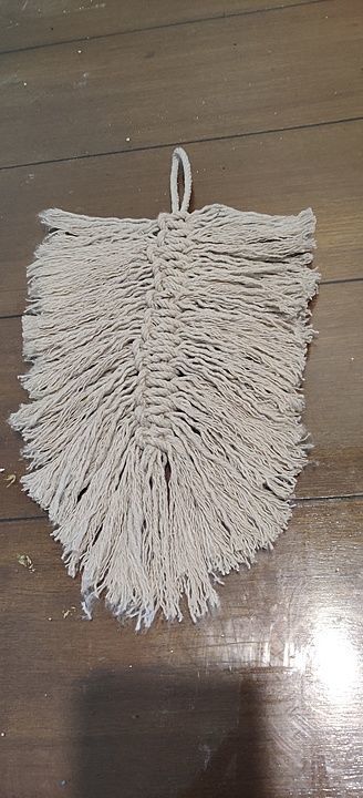*goodluck leaf*  White jute leaf for home décor , gift items. Handmade item. uploaded by Flawless handicrafts on 7/19/2020
