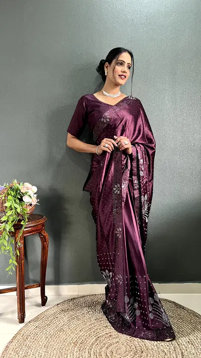 Heavy designer party wear saree uploaded by business on 5/3/2024