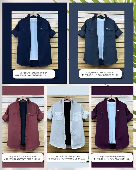 Cargo Shirt Double Pocket  uploaded by Jk Brothers Shirt Manufacturer  on 5/4/2024