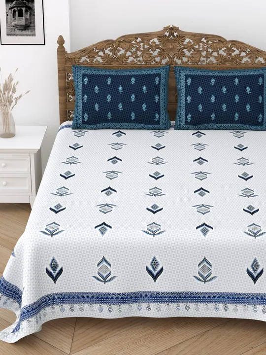Cotton Double bedsheets  uploaded by Indiana Creations  on 5/4/2024