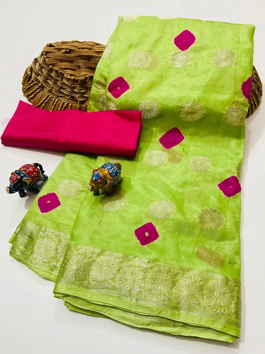 Post image Hey! Checkout my new product called
Banarasi daeyble bandhej sarees .