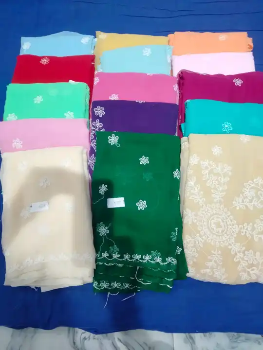 Saree uploaded by Lcf crafts (lucknow Chikan factory) on 5/4/2024