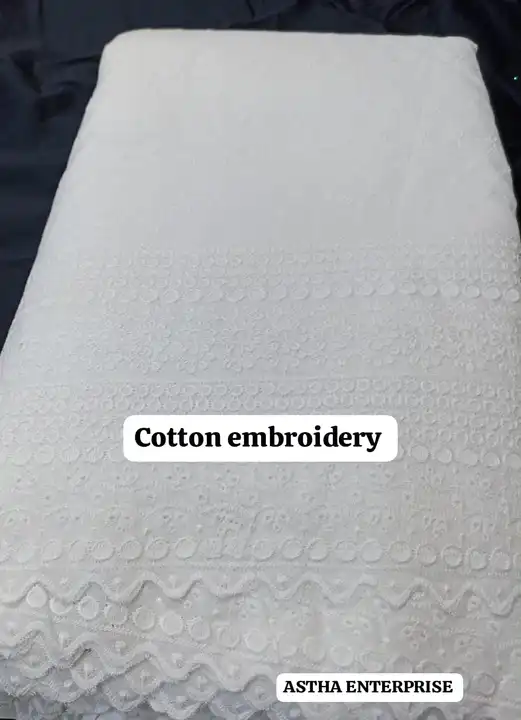 Cotton embroidery  uploaded by Astha enterprises  on 5/4/2024