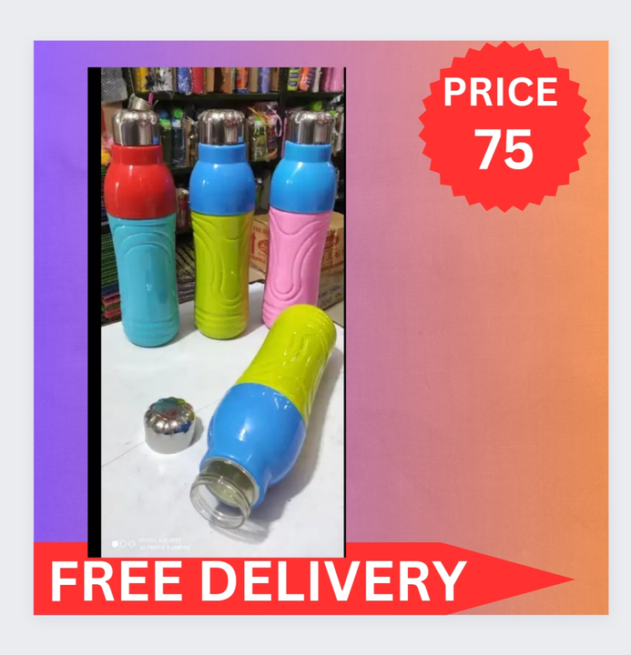 Hot and cold water bottle r free delivery uploaded by business on 5/4/2024