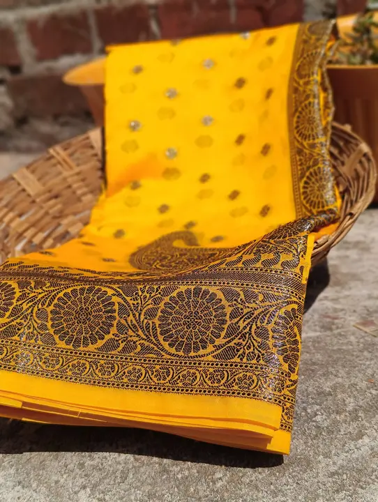 Banarasi georgette silk   uploaded by NOOR FABRICS.  on 5/5/2024