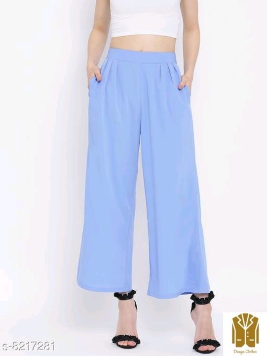 Trendy partywear women trouser uploaded by business on 3/26/2021