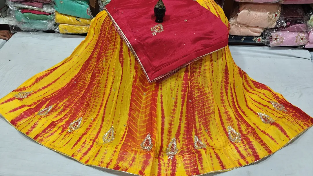 9983344462. Sale sale 
Beautiful Lehengas*

For This Wedding Season

Designer product

Pure D chinon uploaded by business on 5/5/2024
