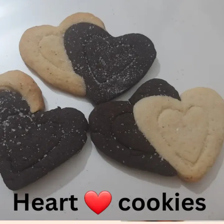 Post image Mom's crystal cookies new collection of heart cookies &amp; marble cookies .