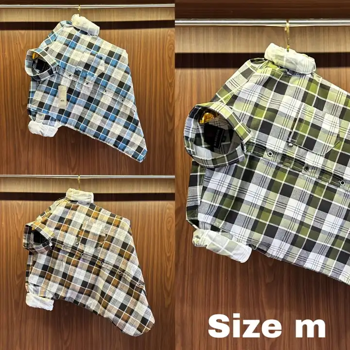 Post image Few sizes remaining 

*_PREMIUM QUALITY CHECK SHIRT_*😍😍

👔 *LATEST TRENDY ARTICLE* 👔

😍 *SOFT AND SMOOTH LAFER FABRIC* 😍

*HIGH QUALITY STITCHING AND BUTTONS* 💯

 💕 *CHECK SHIRTS* 💕

*SIZES MENTION ON PICS* 😎 

*Price - ₹dm for booking /- Free Shipping All Over india 🚢 🇮🇳*

*Full Stock* ✅ 200+ pcs available in stock
