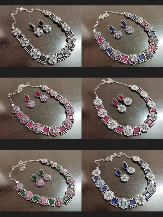 Stone Necklace Sets uploaded by Ishna Collections ; +91 8334956789 on 5/6/2024