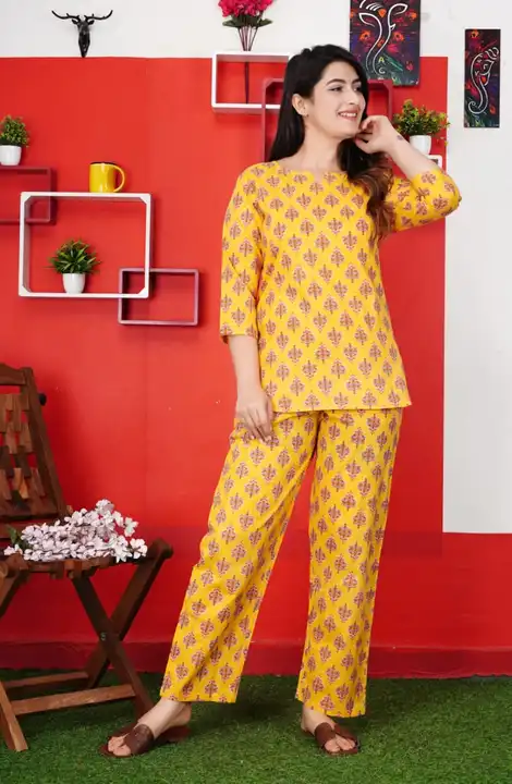 Beautiful Night Suit
👉💯% Cotton 60-60
👉Best Quality Febric
👉Both Side Pockets in Pajama
👉Nice S uploaded by business on 5/6/2024