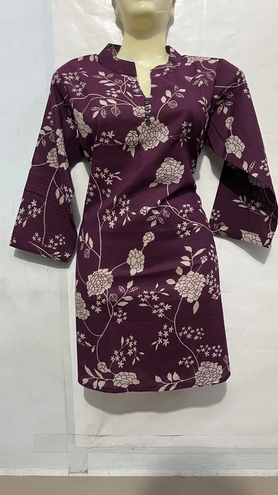 Designer Printed Cotton Tunic Top uploaded by Meervaa on 5/7/2024