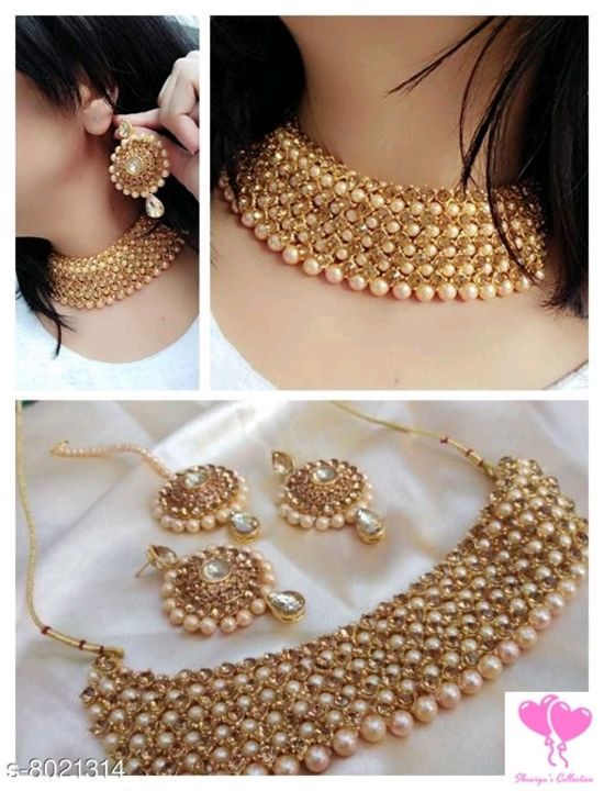 Post image Catalog Name:*Princess Colorful Jewellery Sets*
Base Metal: Alloy
Plating: Gold Plated
Stone Type: Kundan
Sizing: Adjustable
Type: As Per Image
Multipack: 1
Dispatch: 2-3 Days
Easy Returns Available In Case Of Any Issue
*Proof of Safe Delivery! Click to know on Safety Standards of Delivery Partners- https://ltl.sh/y_nZrAV3