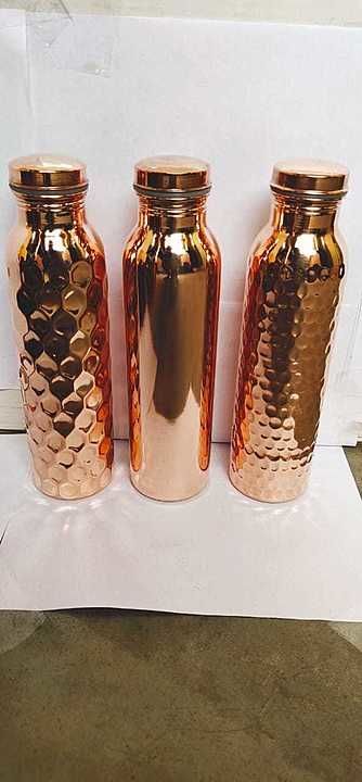 Copper bottles. High quality
Three quality in this
Plain polish 
Lequard
Printed polish uploaded by business on 7/19/2020