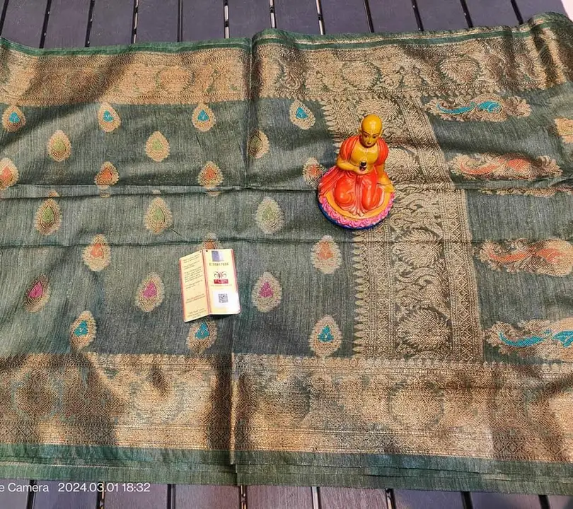 Tussar Banarsi Silk  uploaded by business on 5/8/2024