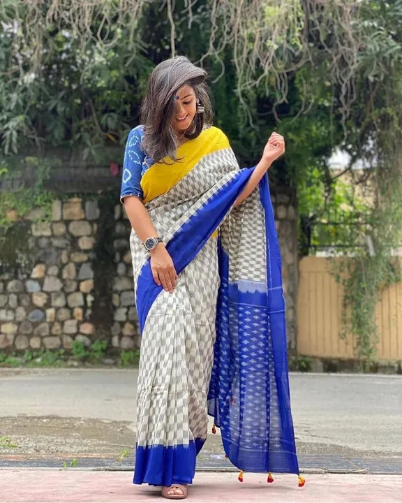 New Pure Cotton Saree uploaded by Kesari Nandan Fashion saree and dress material on 5/8/2024