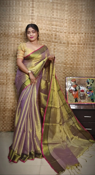 Handloom tessu saree uploaded by Sujata saree cantre on 5/8/2024