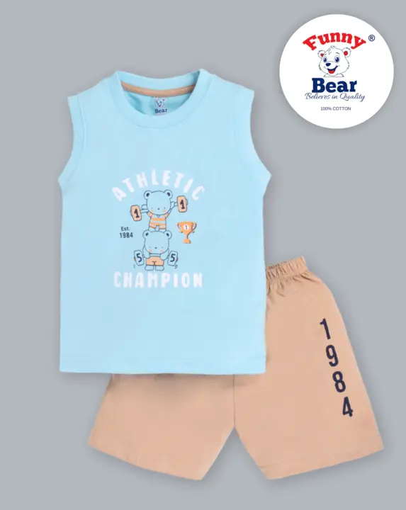 Funny Bear Kids Summer Clothes  uploaded by business on 5/8/2024
