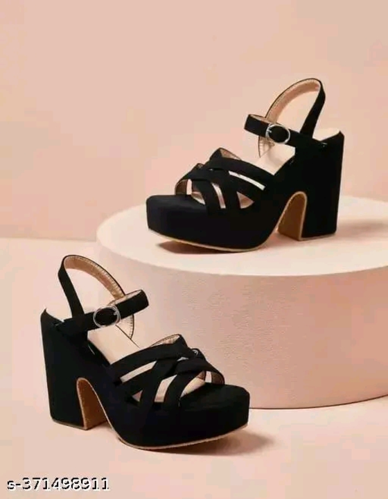 Post image Catalog Name: *Trendy Women Heels*

Material: Velvet
Sole Material: Tpr
Pattern: Solid
Net Quantity (N): 1

Sizes: 
IND-3, IND-4, IND-5, IND-6, IND-7, IND-8

Dispatch: 2 Days

Price: 500