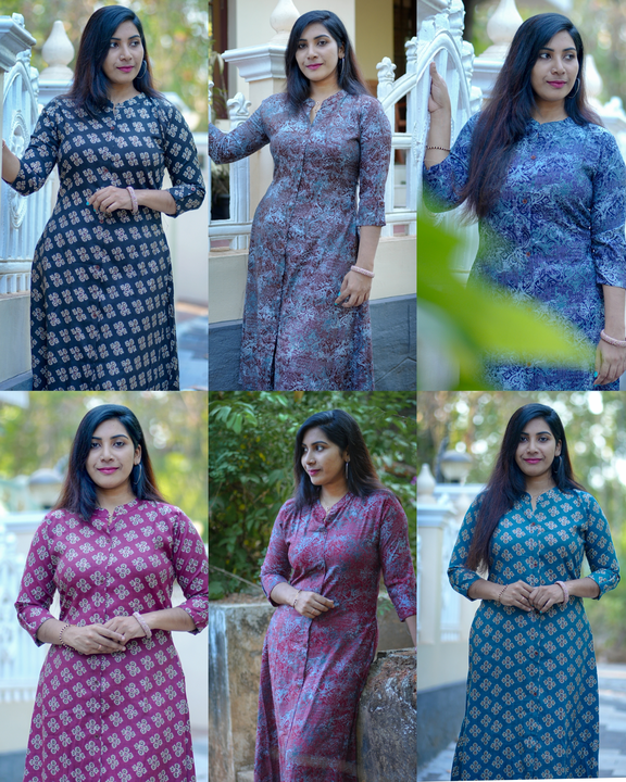 Post image 🥰

✨Fabric Rayon Aline കkurthi with side pockets ✨
 ✨


Length 47-48

Size : L, XL, XXL, 3XL 



Disclaimer🚨
Slight variations in color can be expected due to photographic lighting sources or your device settings