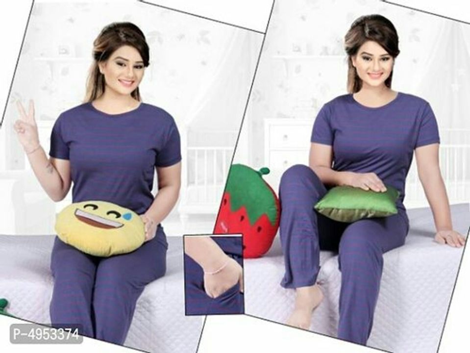 Post image Trendy Striped Full Sleeve Top with Bottom Nightsuit

Trendy Striped Full Sleeve Top with Bottom Nightsuit

*Color*: Multicoloured

*Fabric*: Cotton

*Type*: Night Suits

*Style*: Striped

*Sizes*: L (Bust 38.0 inches, Waist 40.0 inches)

*Returns*:  Within 7 days of delivery. No questions asked

⚡⚡ Hurry, 7 units available only 



Hi, sharing this amazing collection with you.😍😍 If you want to buy any product, message me