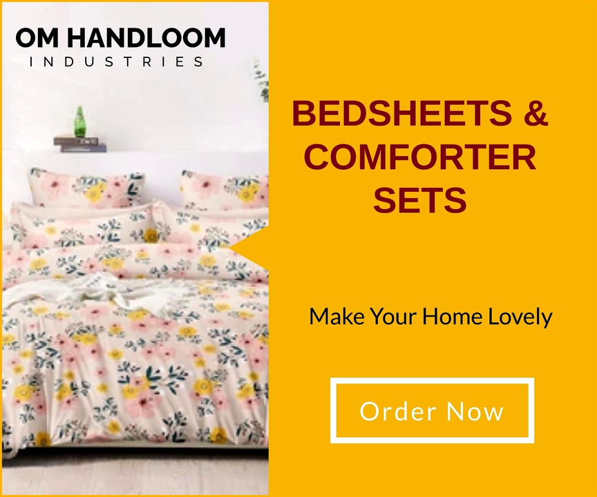 Bedsheets and comforters sets uploaded by OM handloom industries on 5/9/2024