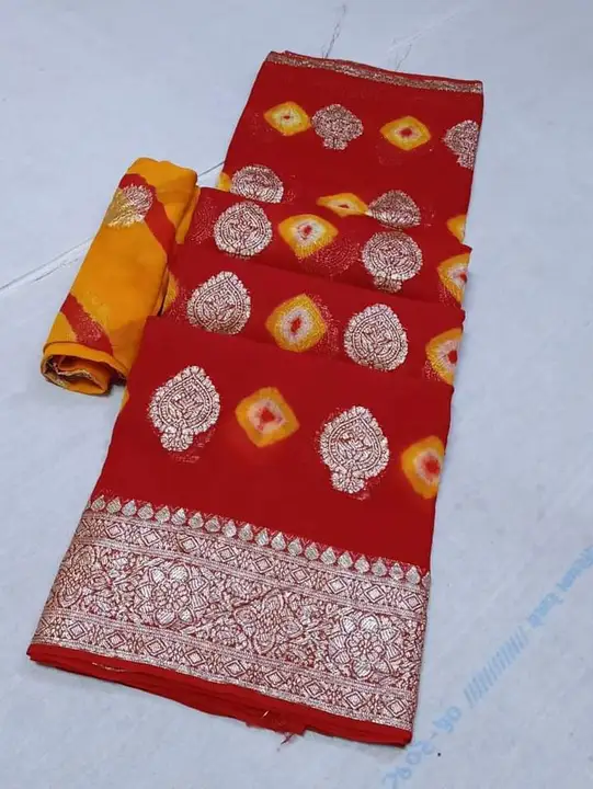 Georgette saree  uploaded by business on 5/9/2024