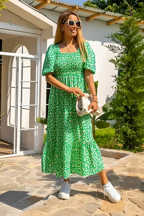 Stylish Printed Crepe Dress uploaded by ABiS Enterprises on 5/10/2024