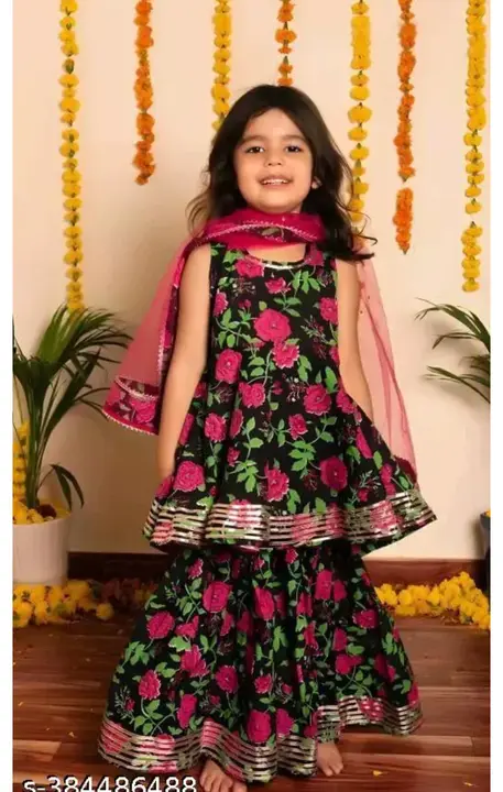 Cute baby girl sharara set  uploaded by SIDHBALI FASHION on 5/10/2024