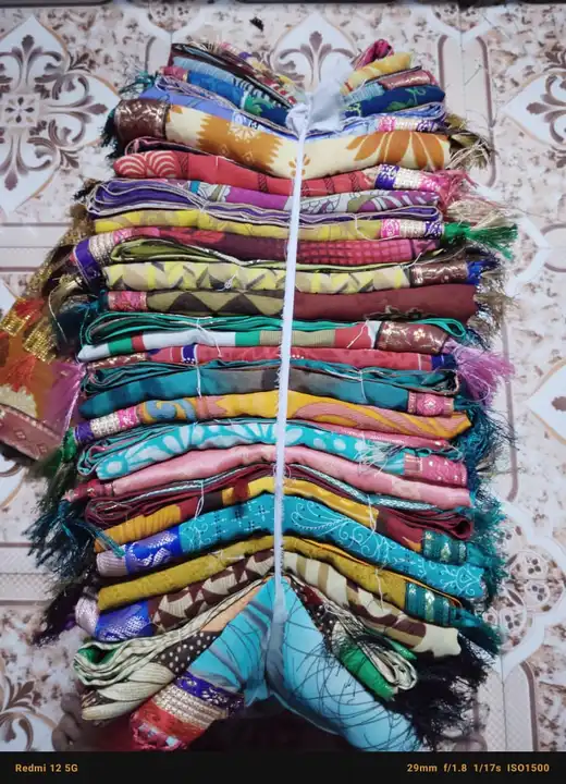 Mix lot with blouse uploaded by Laksh tex on 5/10/2024