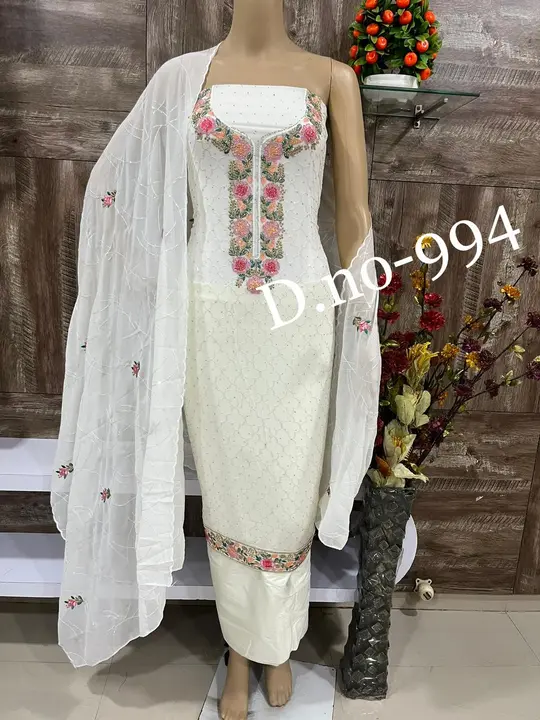 Georgette Karachi  uploaded by Heena fashion house on 5/10/2024