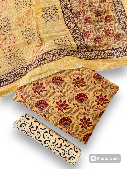 Hand Printed Noor Kalamkari Print Suits uploaded by Noor Textiles on 5/11/2024