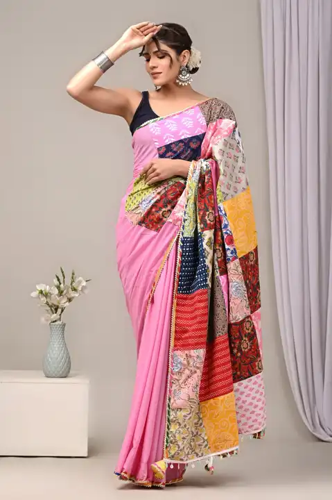 Patch work sarees uploaded by business on 5/11/2024