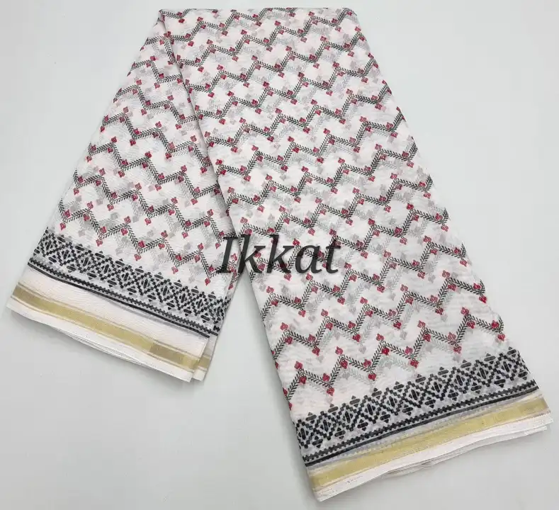Cotton ikkat sarees uploaded by N K SAREES  on 5/12/2024