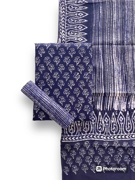 Wax Broom Batik Pattern  Printed Suits uploaded by Noor Textiles on 5/12/2024