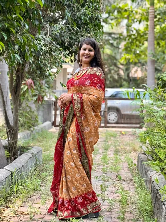 Bandhej saree uploaded by business on 5/13/2024