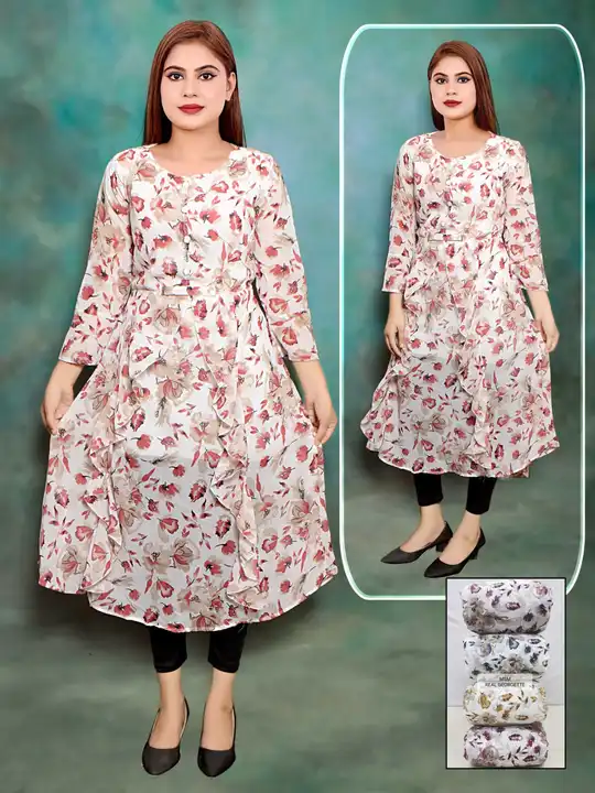 Georgette dresses premium quality  uploaded by SHUKLA GARMENTS on 5/13/2024