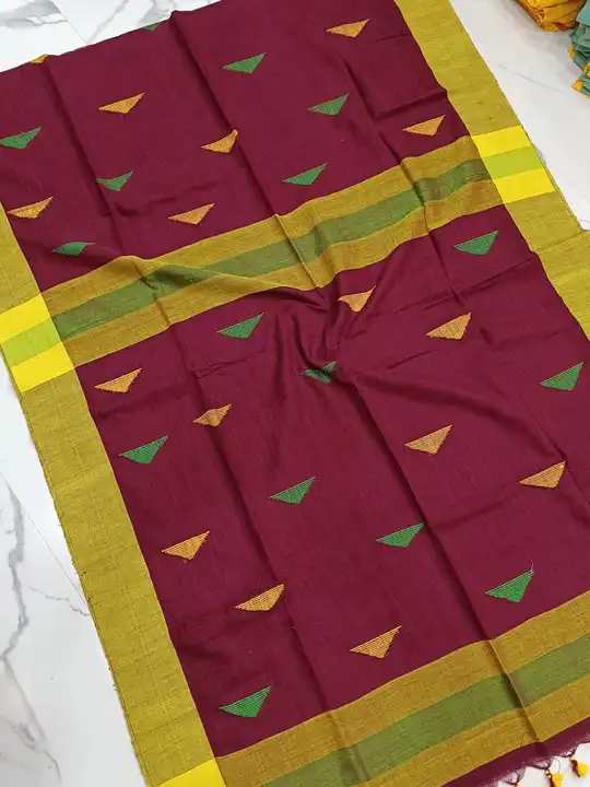 Khadi cotton saree uploaded by business on 5/13/2024