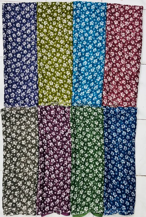 Pure weightless 6.30 cut Heavy mill print  uploaded by N K SAREES  on 5/13/2024