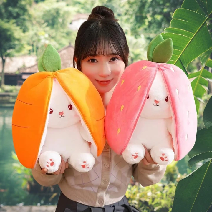 Kids toys rabbits *Strawberry Surprise Imported Rabbit uploaded by business on 5/14/2024