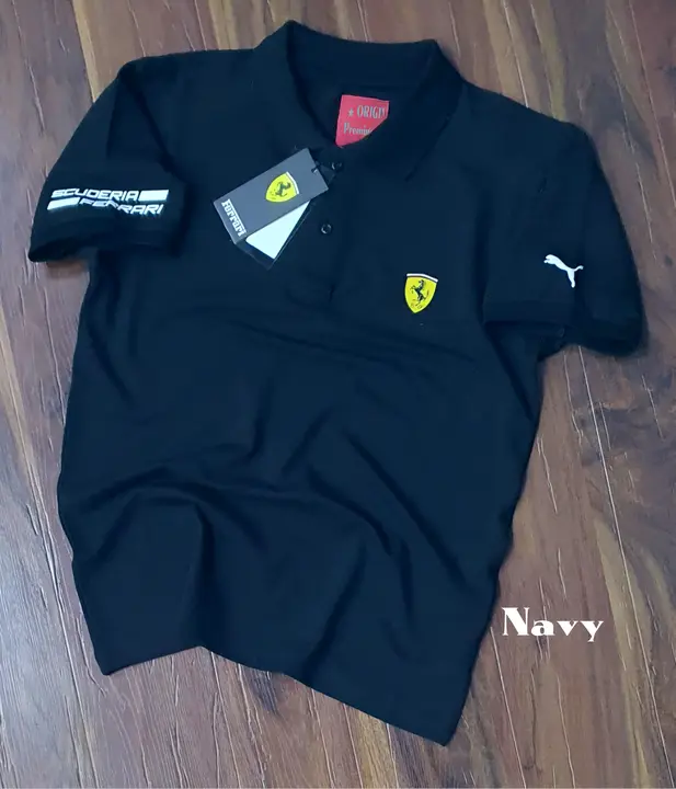 Post image *Premium Quality PUMA Collar T-shirt*

*Brand - PUMA*

*COTTON LYCRA MATTY TSHIRT*✌️

*100% COTTON LYCRA FABRIC *🥰
*PROPER BRAND ACCESSORIES *✌️

*Fully Stretchable Fabric*🔥

*QUALITY PRODUCT*
*SMART LOOK*🥰

*SIZE-M38 L40 XL42 XXL44*
(STANDARD SIZES)

*AWESOME 4 COLORS*😍

*PRICE -350/- (FREE SHIP)*💪

*BEST QUALITY BESTPRICE*

*Take Open Orders*

*See video For Quality chk*