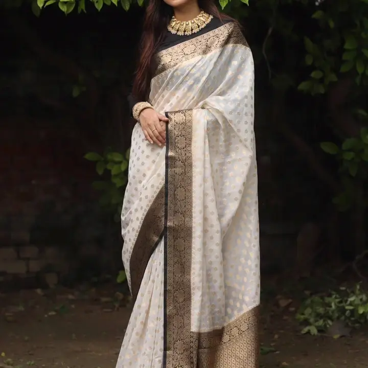 Banarasi daybel semi Georgette soft silk saree  uploaded by Rhaman Silk sarees on 5/14/2024