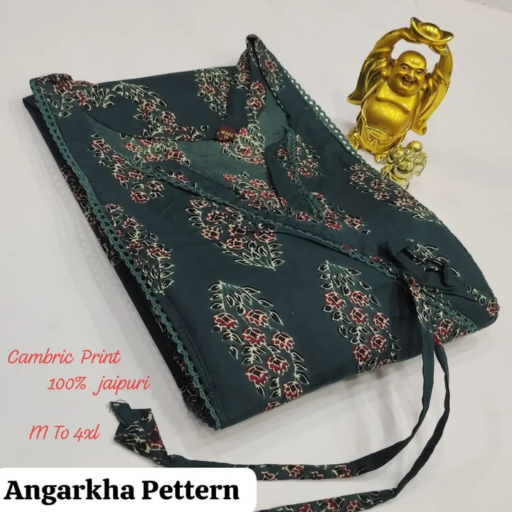 Post image *SUPERHIT DESIGN ANGRAKHA KURTI*

*M L XL XXL 3XL 4XL*

*FABRIC PURE CAMBRIC 60-60*

*PRICE JUST 520+$ plus shipping 

Rm37 with shipping for 1 piece
*FULL  STOCK AVAILABLE*

*BOOKING FAST*

*WE BELIEVE IN QUALITY*
