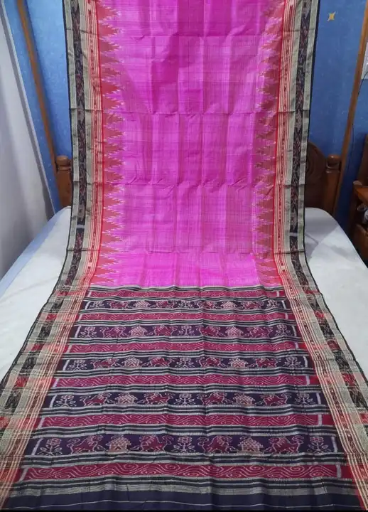 Nuapatana khandua Silk saree without blouse  uploaded by Quikcarts online services on 5/14/2024