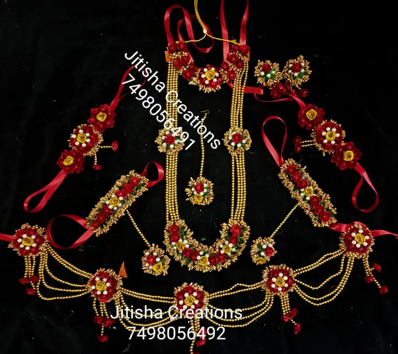 Flower jewellery  uploaded by Jitisha Creations on 5/14/2024