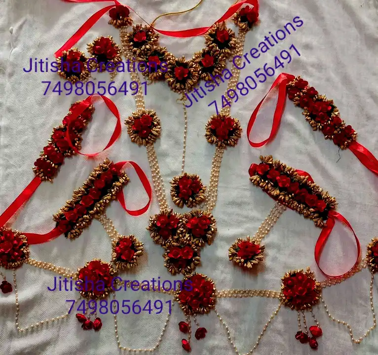 Flower jewellery  uploaded by Jitisha Creations on 5/14/2024