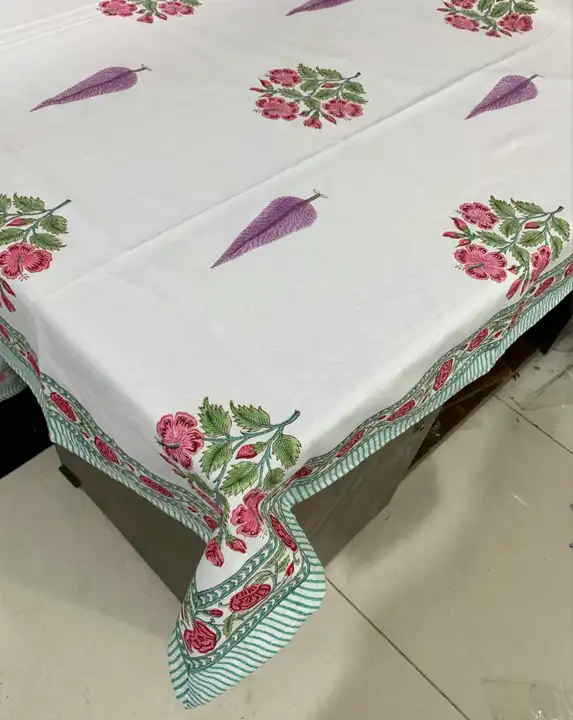 Hand block table cover  uploaded by business on 5/15/2024