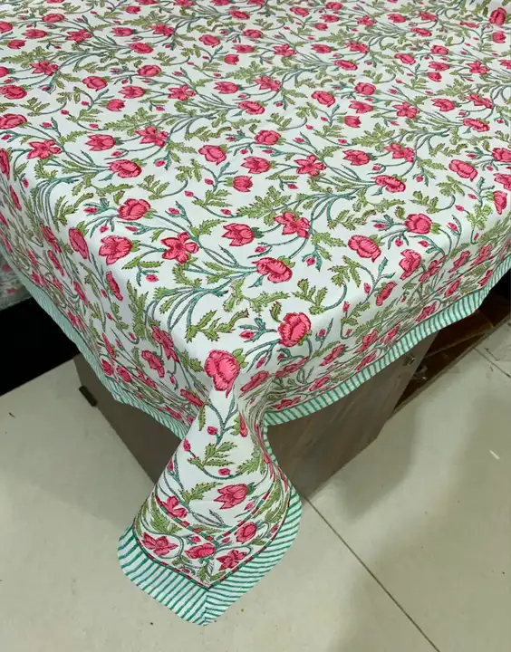 Hand block table cover  uploaded by Indiana Creations  on 5/15/2024