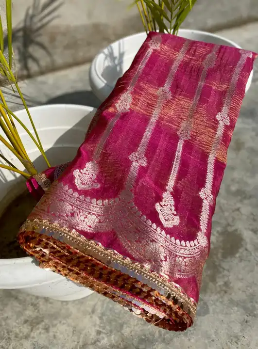Daeyble tisu crush silk sarees  uploaded by business on 5/15/2024